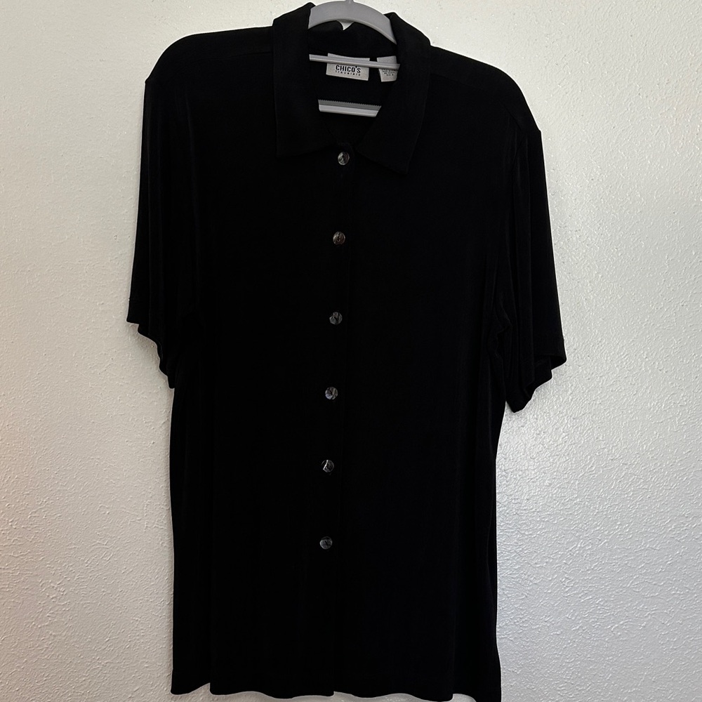 Chico’s Travelers Button Down Shirt